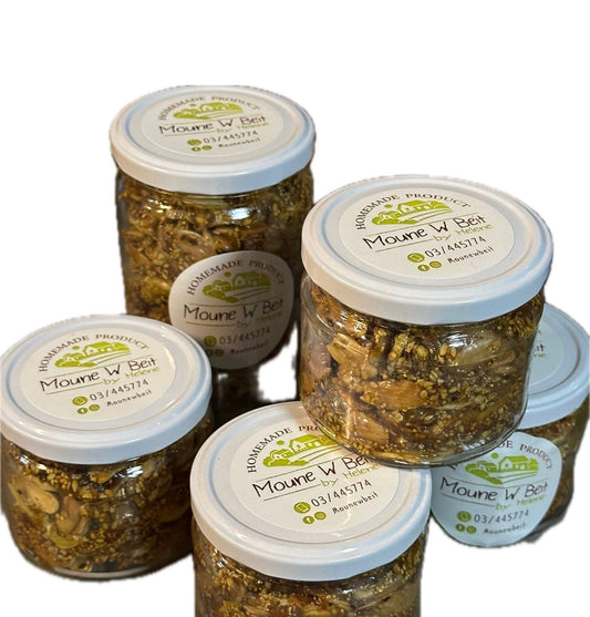 Confiture Figues Amandes Clou Girofle Moune w Beit 450g